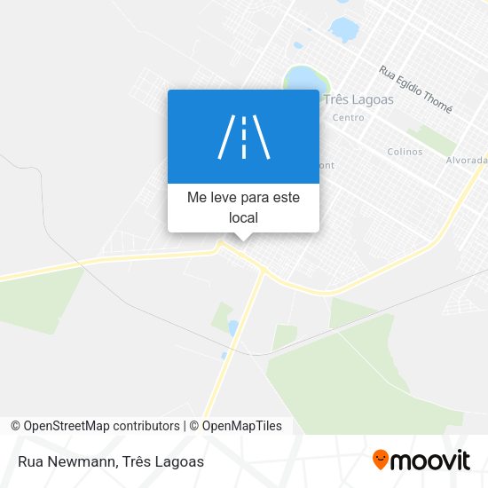 Rua Newmann mapa