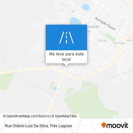 Rua Otávio Luiz Da Silva mapa