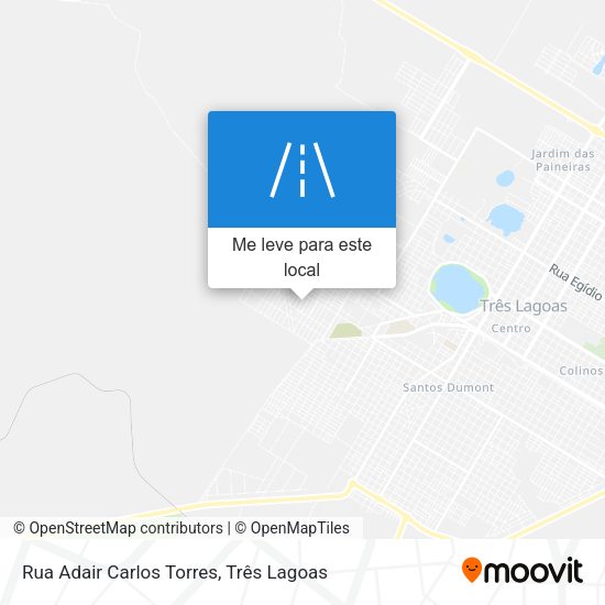 Rua Adair Carlos Torres mapa