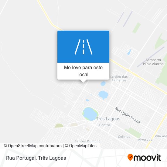 Rua Portugal mapa