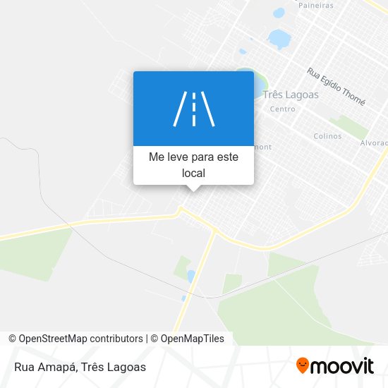 Rua Amapá mapa