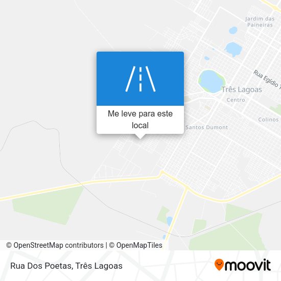 Rua Dos Poetas mapa