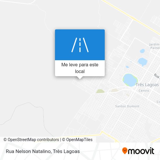 Rua Nelson Natalino mapa
