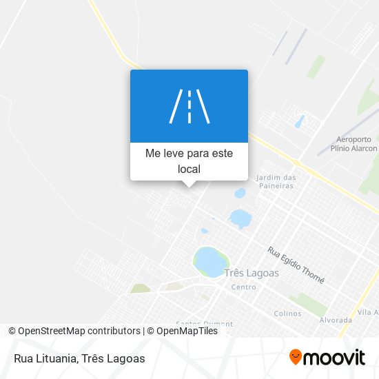 Rua Lituania mapa