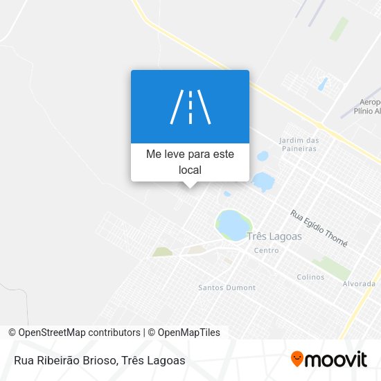 Rua Ribeirão Brioso mapa