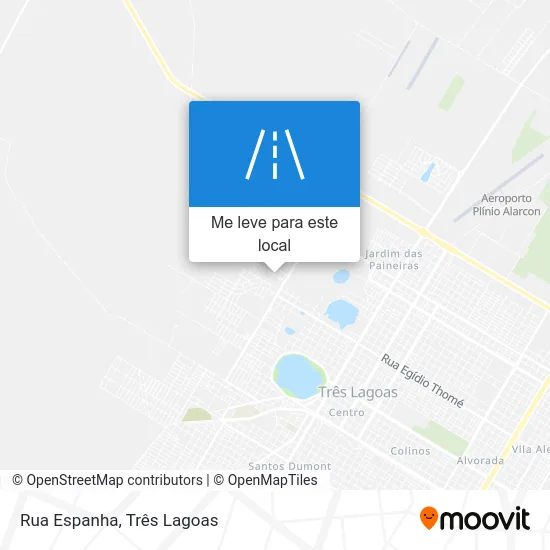 Rua Espanha mapa