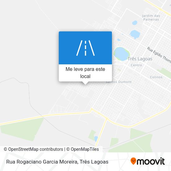 Rua Rogaciano Garcia Moreira mapa