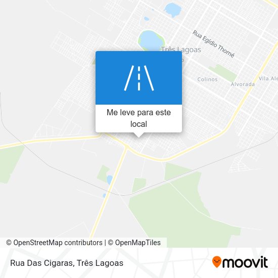 Rua Das Cigaras mapa