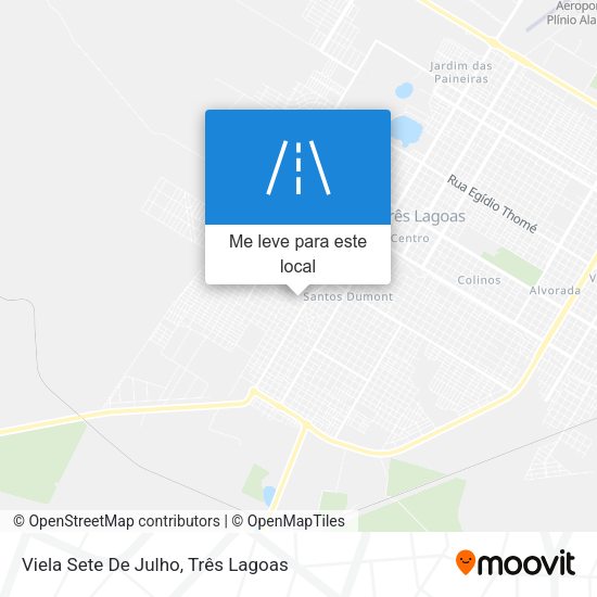 Viela Sete De Julho mapa