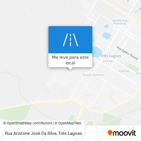 Rua Aristone José Da Silva mapa