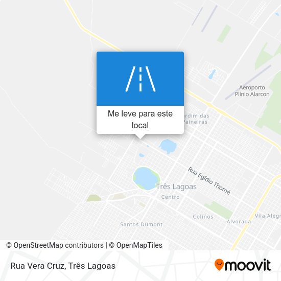 Rua Vera Cruz mapa