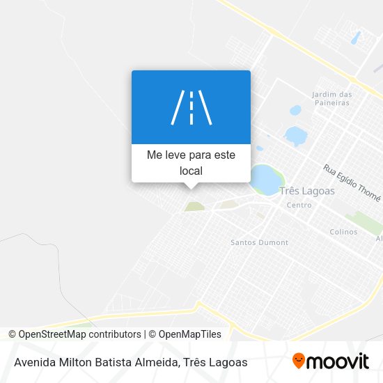 Avenida Milton Batista Almeida mapa