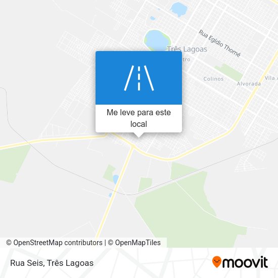 Rua Seis mapa