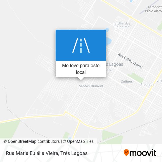 Rua Maria Eulália Vieira mapa