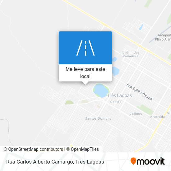 Rua Carlos Alberto Camargo mapa