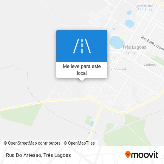 Rua Do Artesao mapa