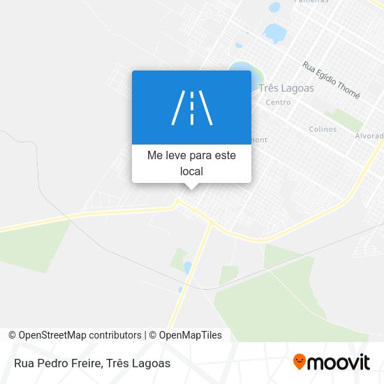 Rua Pedro Freire mapa