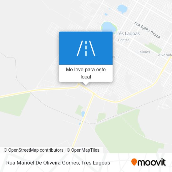 Rua Manoel De Oliveira Gomes mapa