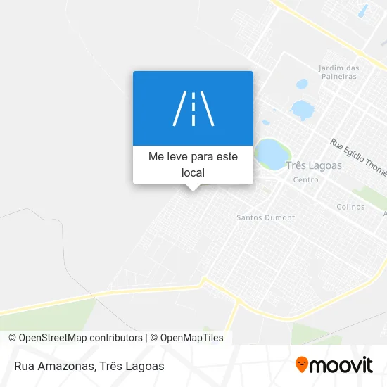 Rua Amazonas mapa