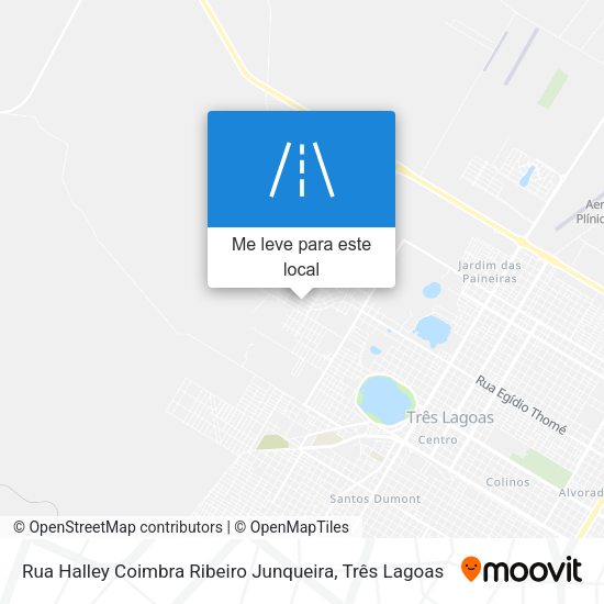 Rua Halley Coimbra Ribeiro Junqueira mapa