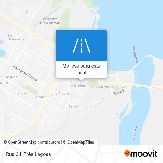 Rua 34 mapa