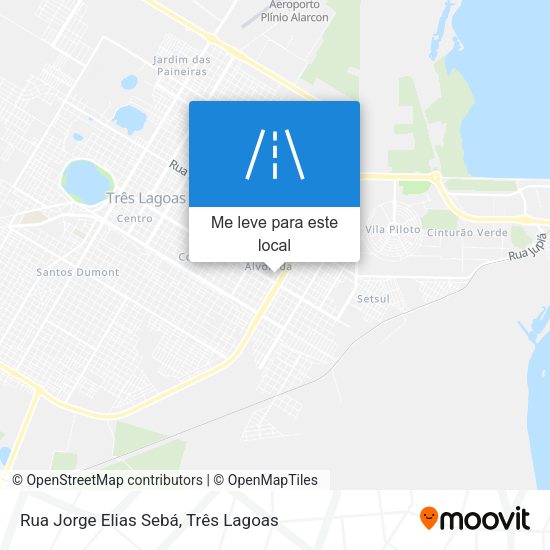 Rua Jorge Elias Sebá mapa