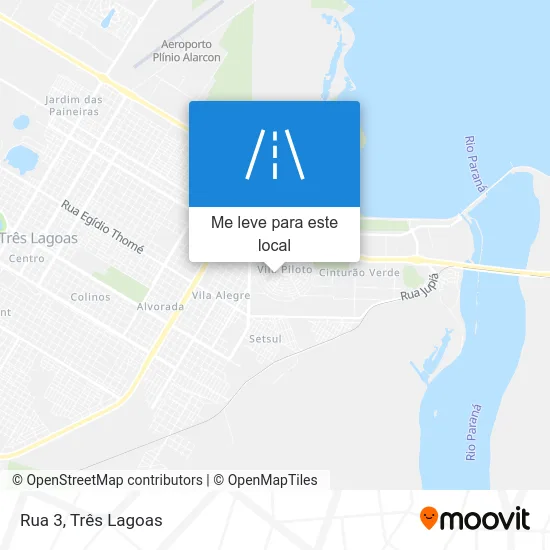 Rua 3 mapa