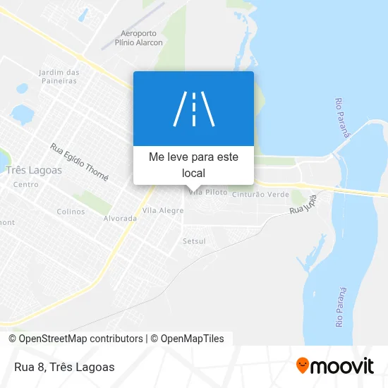 Rua 8 mapa