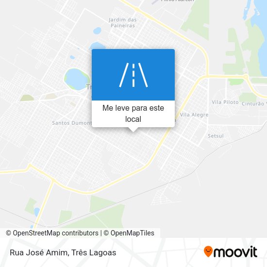 Rua José Amim mapa