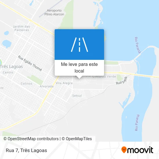 Rua 7 mapa