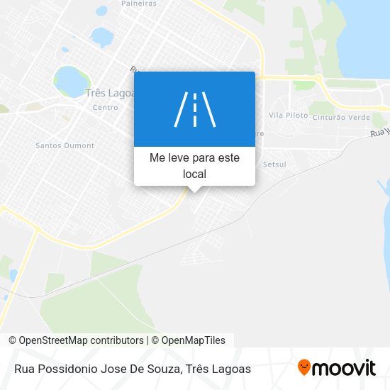 Rua Possidonio Jose De Souza mapa