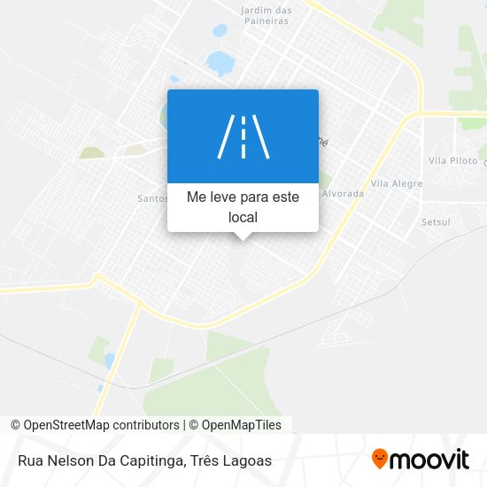 Rua Nelson Da Capitinga mapa