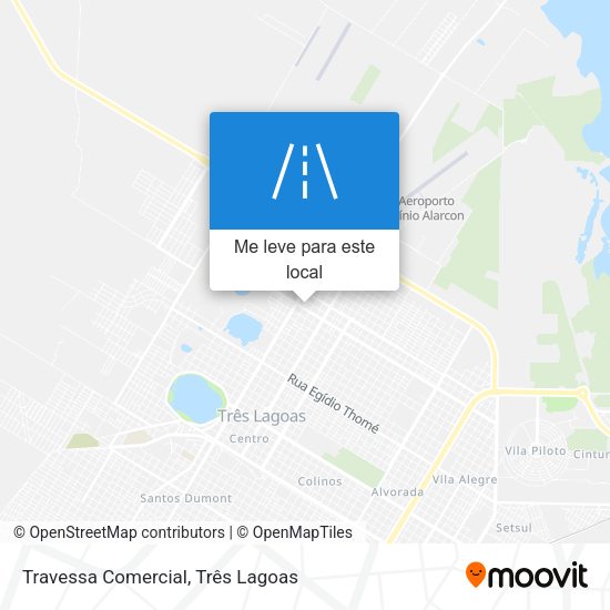 Travessa Comercial mapa
