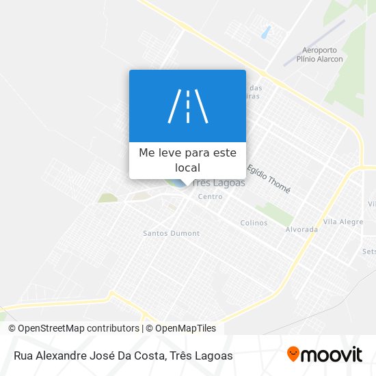 Rua Alexandre José Da Costa mapa