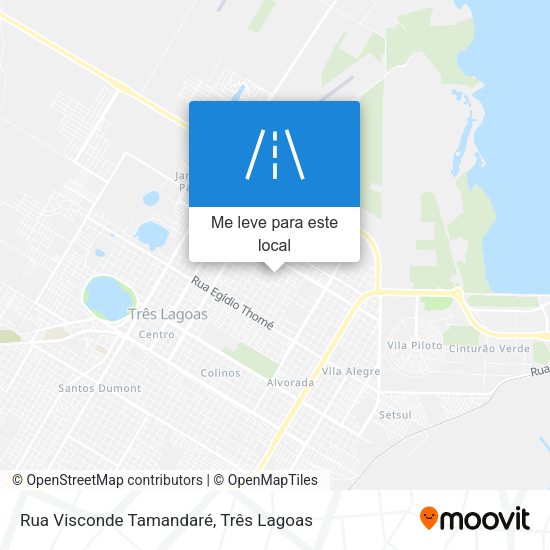 Rua Visconde Tamandaré mapa