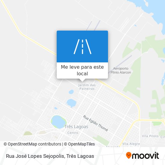 Rua José Lopes Sejopolis mapa