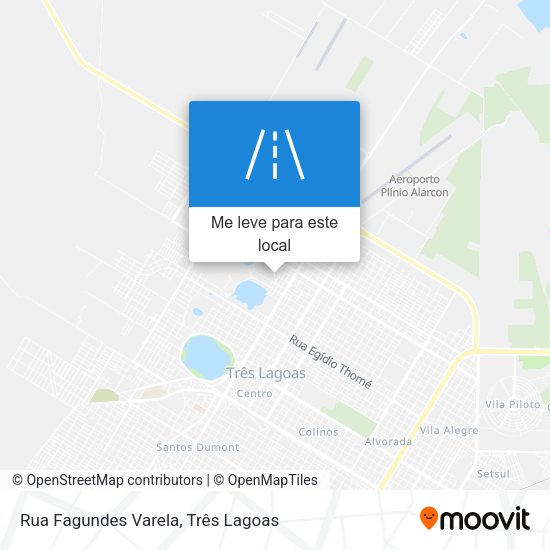 Rua Fagundes Varela mapa