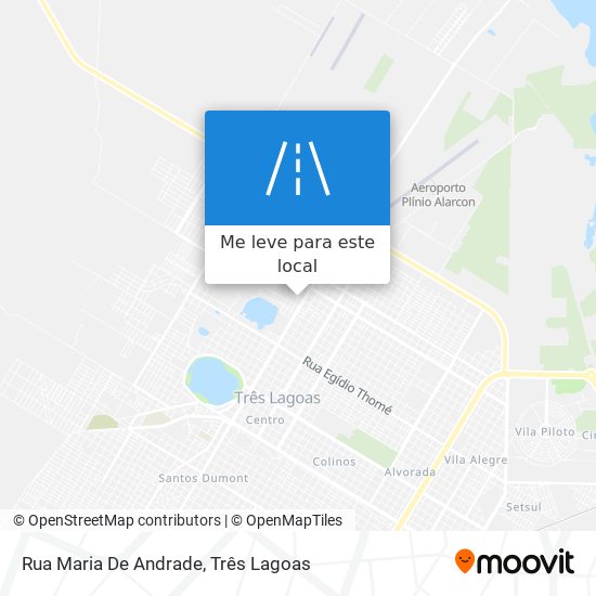 Rua Maria De Andrade mapa