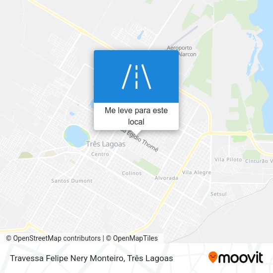 Travessa Felipe Nery Monteiro mapa