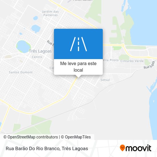 Rua Barão Do Rio Branco mapa