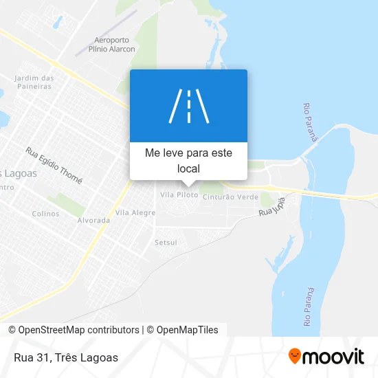 Rua 31 mapa