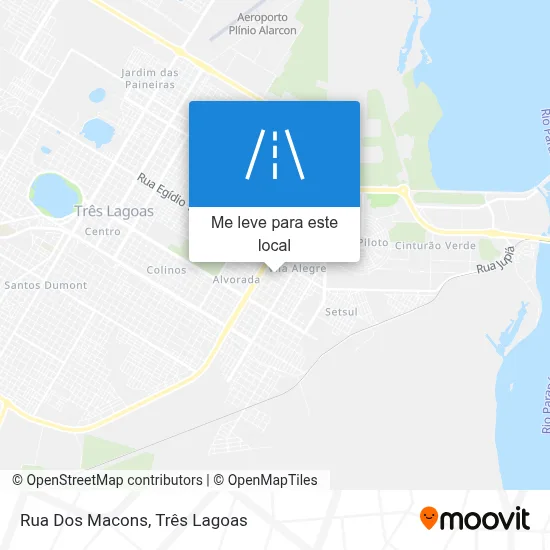 Rua Dos Macons mapa
