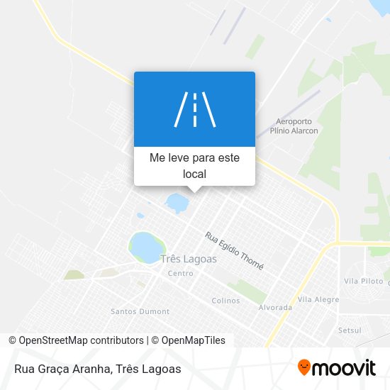 Rua Graça Aranha mapa