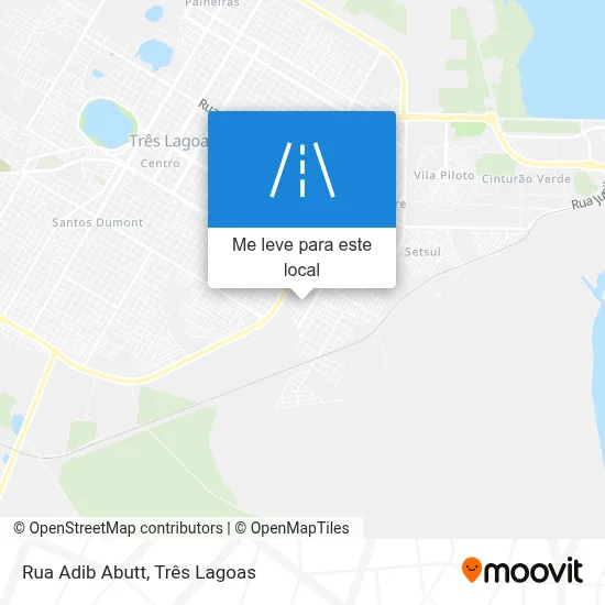 Rua Adib Abutt mapa