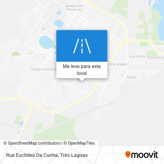 Rua Euclides Da Cunha mapa