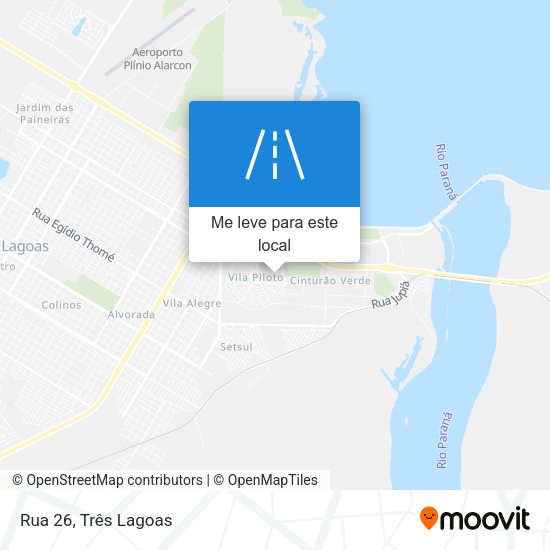 Rua 26 mapa