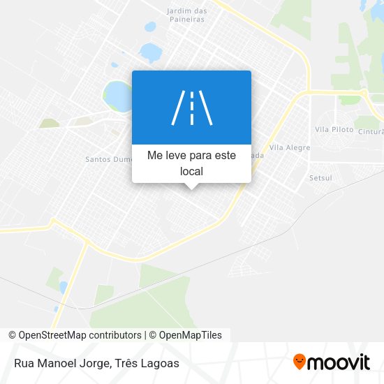 Rua Manoel Jorge mapa