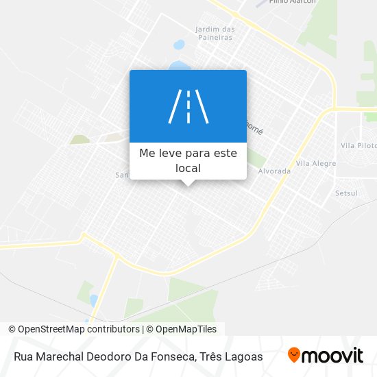 Rua Marechal Deodoro Da Fonseca mapa