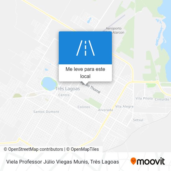Viela Professor Júlio Viegas Munis mapa