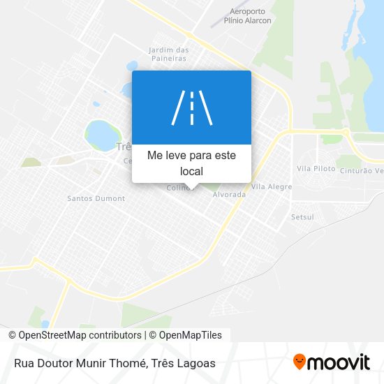 Rua Doutor Munir Thomé mapa